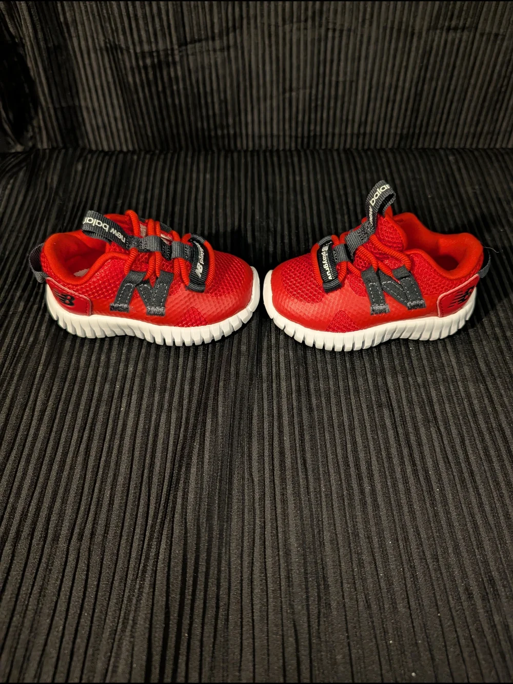 New Balance Infant Size 3 Red Athletic Sneakers